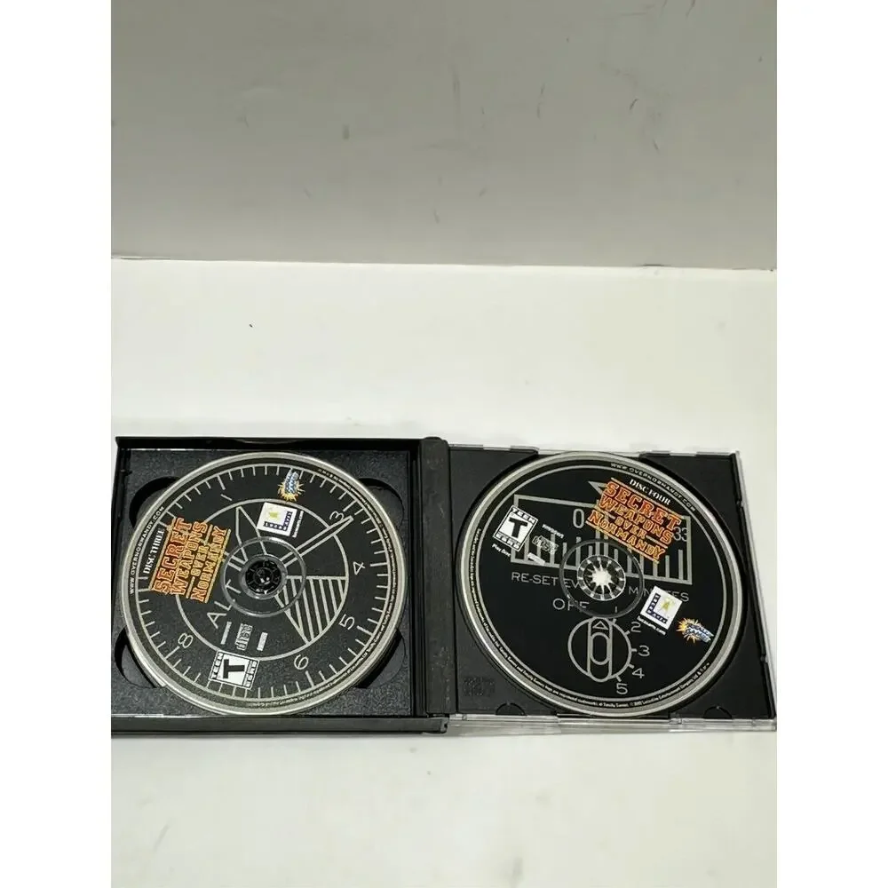 Secret Weapons Over Normandy Original PC Game 4 Discs.‎ See Pictures